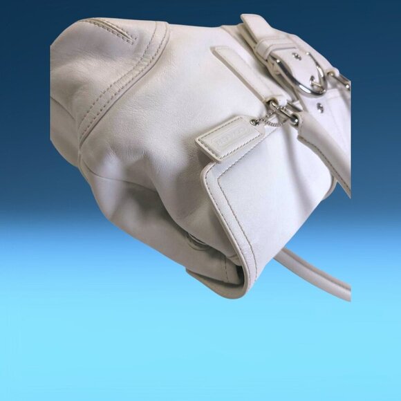 Vintage COACH Soho Satchel in white - Picture 7 of 14
